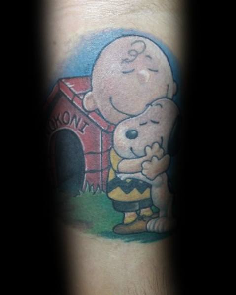 Charlie Brown Tattoos For Men