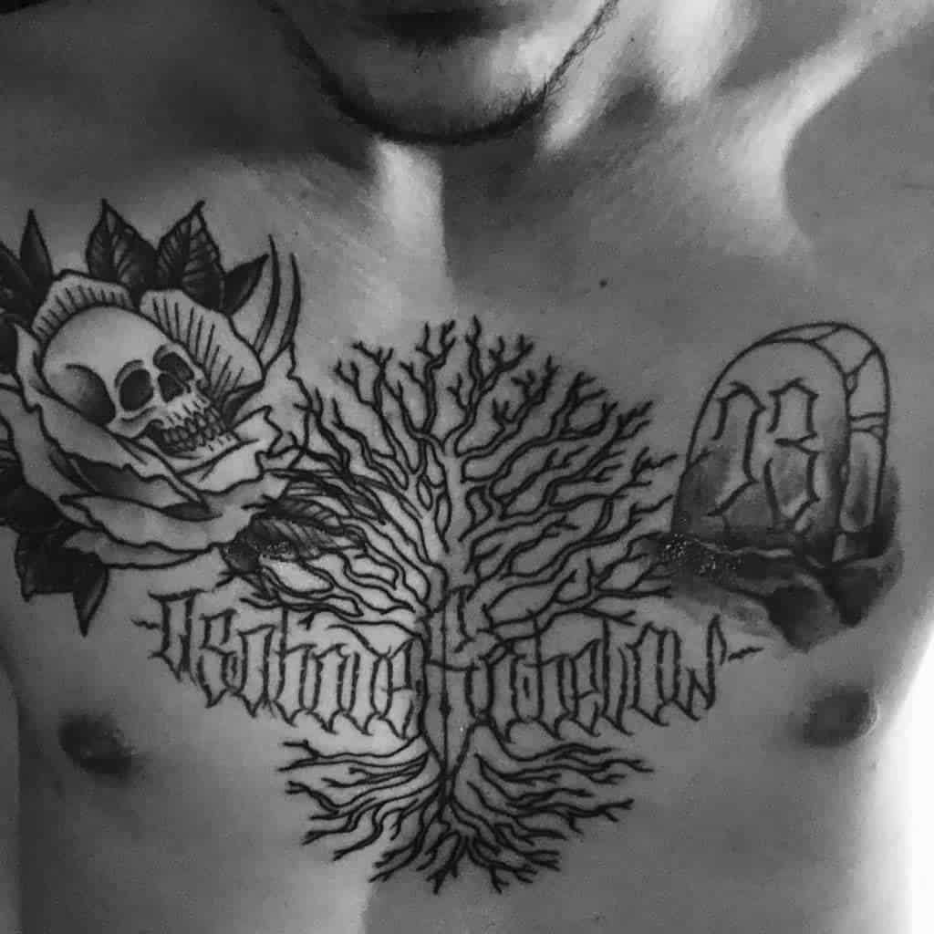 Chest As Above So Below Tattoos Eaten.back.to.life
