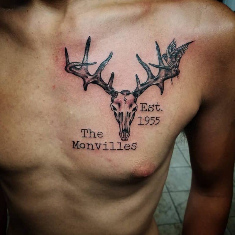 59 Stunning Deer Skull Tattoo Ideas [2024 Inspiration Guide]