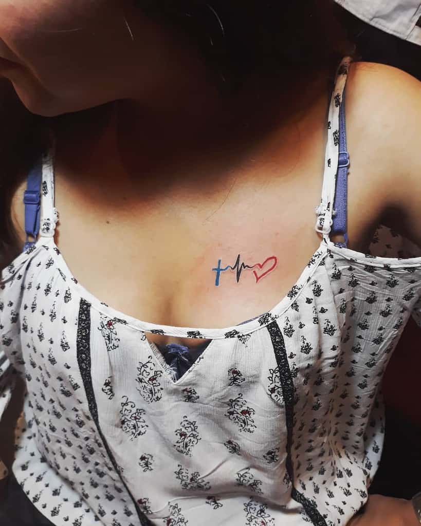 chest faith hope love tattoos khristianismo