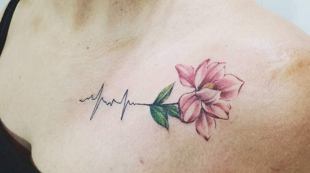 chest magnolia tattoos gervanemmanuel