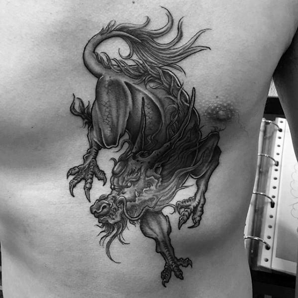 60 Kirin Tattoo Designs For Men  Hooved Chimerical Creature Ideas