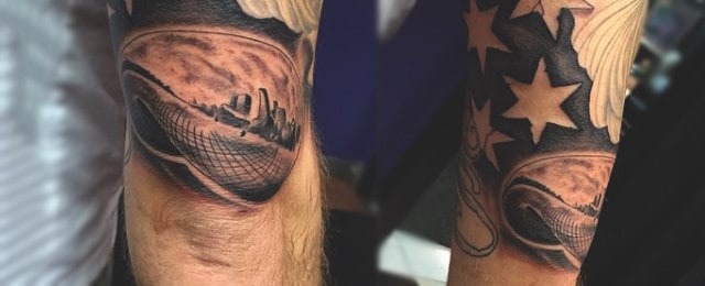 20 Chicago Skyline Tattoo Designs For Men – Urban Center Ink