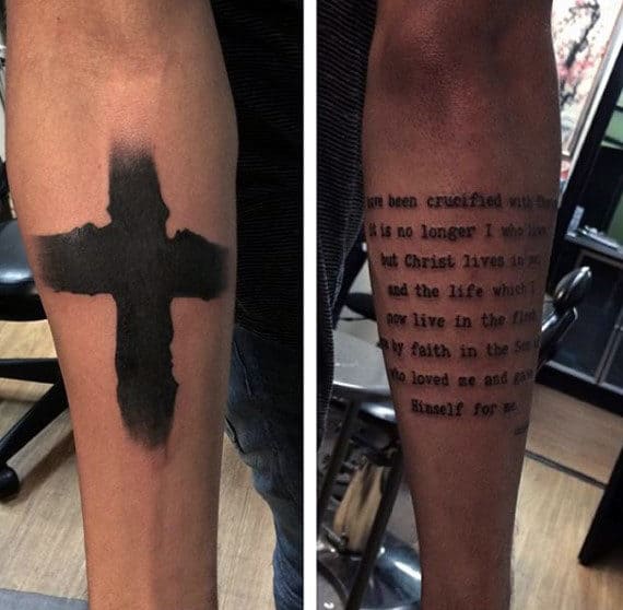 Christian Armband Tattoos For Males With Quote