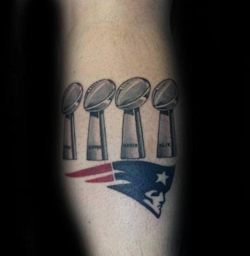 40 New England Patriots Tattoo Designs For Men - NFL Ink Ideas