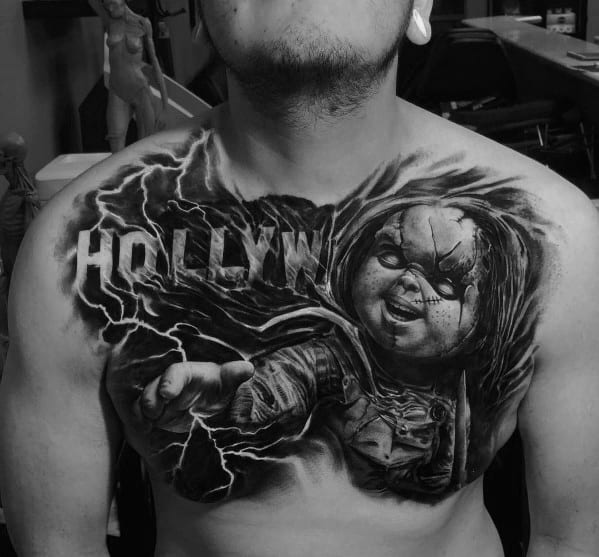 Chucky Mens Tattoos
