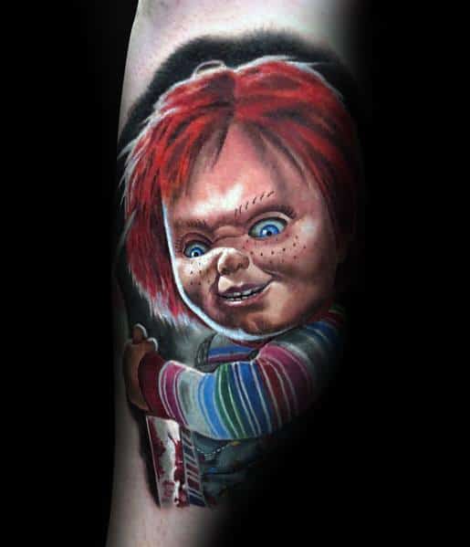 Chucky Tattoo Designs For Men