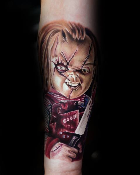 Chucky Tattoo For Guys