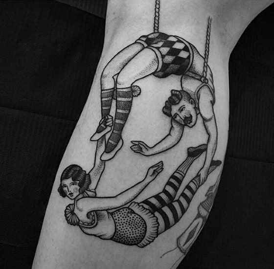 60 Circus Tattoos For Men - Entertaining Design Ideas