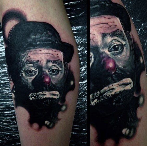 Clown window | Clown tattoo, Evil clown tattoos, Skull tattoo design