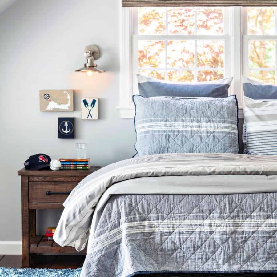 coastal blue bedroom ideas washashorehome