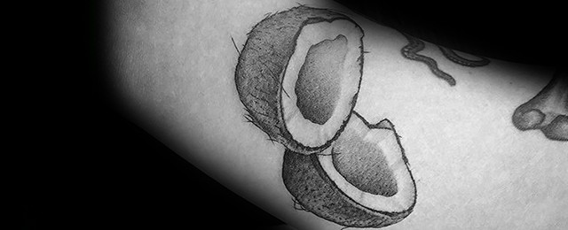 40 Coconut Tattoo Designs for Men