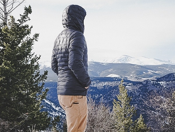 Cold Weather Adidas Lite Down Hoddie Review Mountain Top