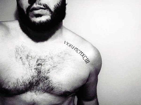 20 Roman Numerals Tattoo for Men in 2023  The Trend Spotter