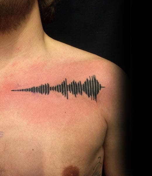 soundwave tattoo | Sound wave tattoo, Tattoos, Music tattoos