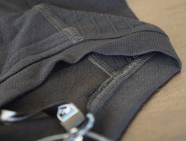 Collar Detail Mens Kuhl Kondor Krew Black Base Layer
