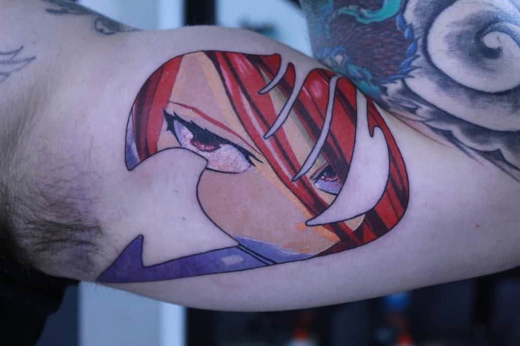 Color Awesome Fairytail Tattoo Bettinastattoo