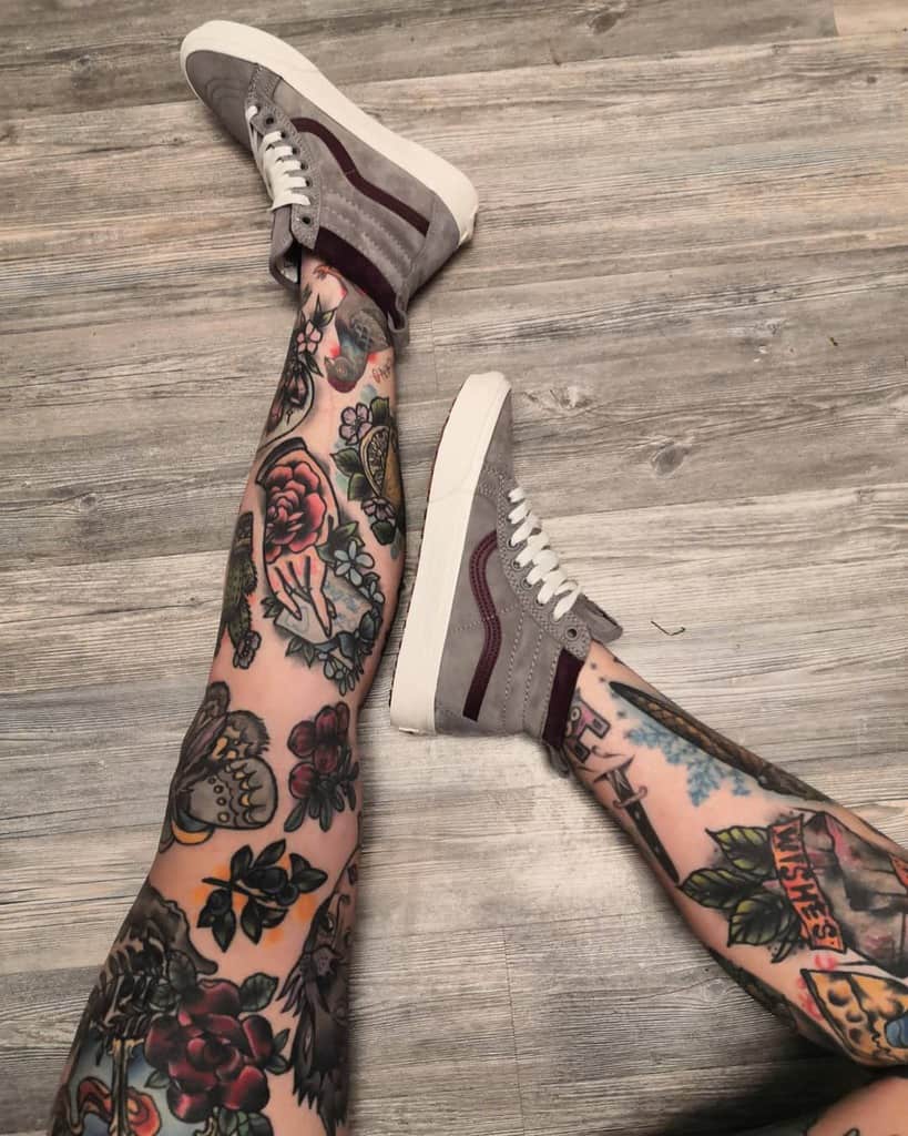twoclocktattooideas2: Womens Leg Sleeve Tattoo Ideas - Tattoos On