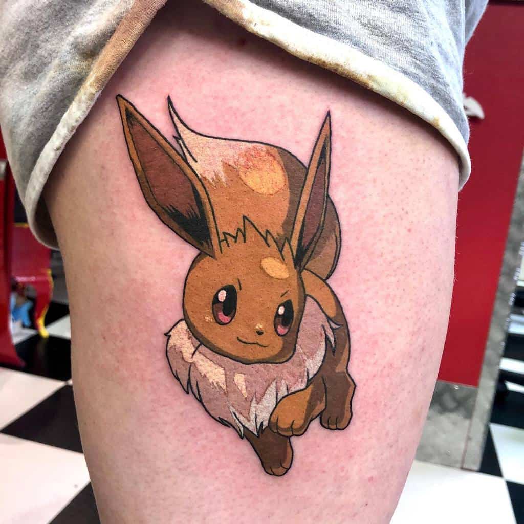 Color Eevee Tattoos Redstattooparlour