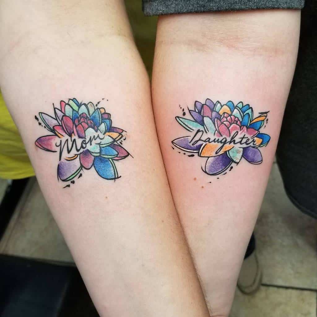 color-flower-mother-daughter-tattoo-joeosborne_tattoos