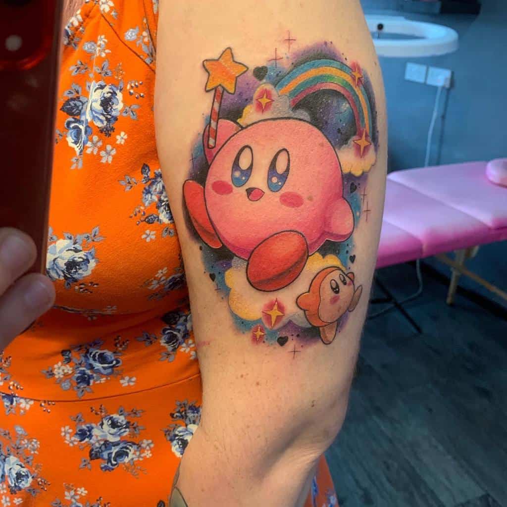 Color Kirby Tattoos Totorosneighbour