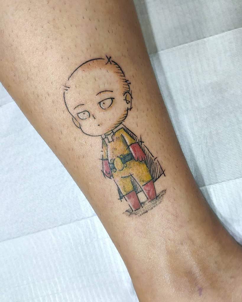 Color One Punch Man Tattoos Equilibrio.tattoo