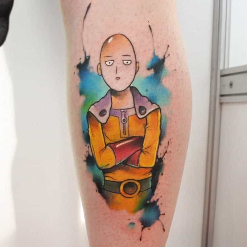 Color One Punch Man Tattoos Ydtattoo