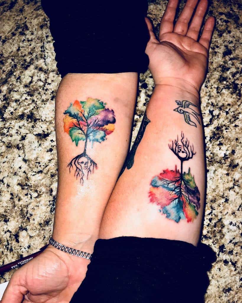 color-tree-of-life-mother-daughter-tattoo-kkkloe_