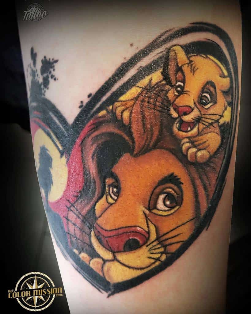 Amber got this cute Scar from The lion King - Dolly's Skin Art Tattoo  Kamloops BC
