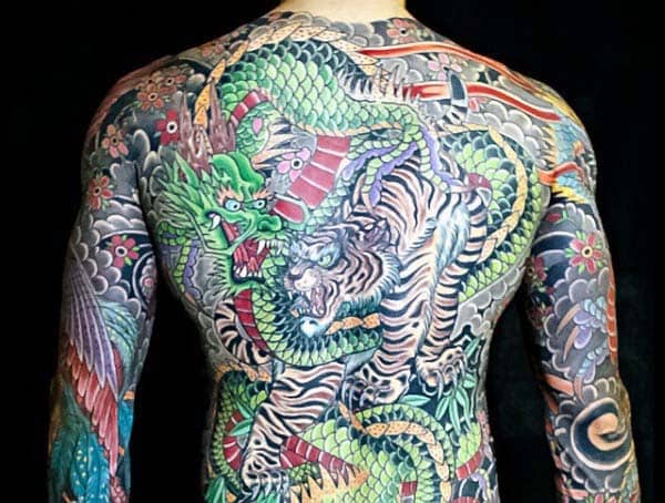 colorful-japanese-dragon-and-tiger-guys-back-tattoos