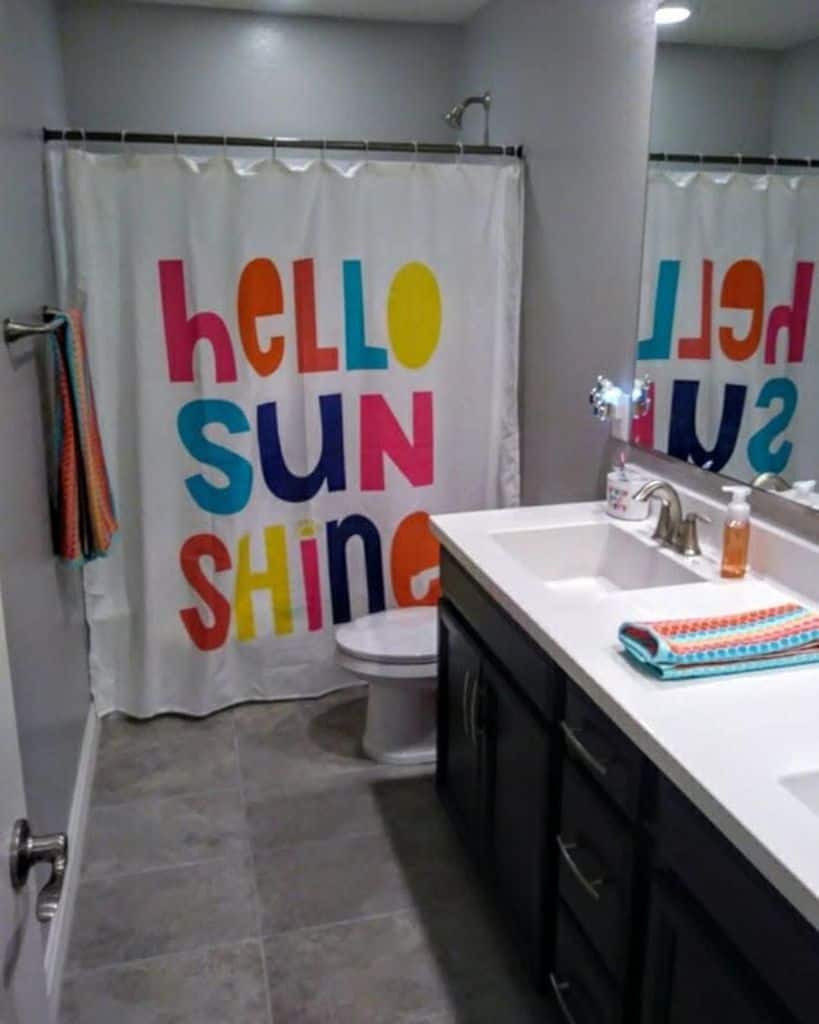 Colorful Kids Bathroom Ideas Heavymetalhomemaker