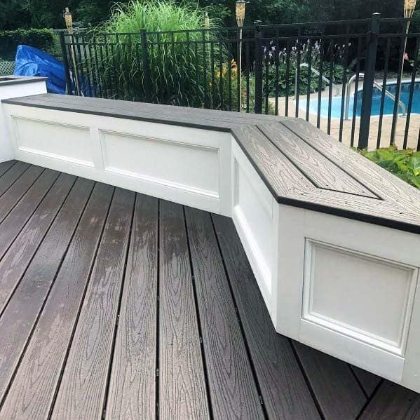Composite Home Backyard Designs Deck Bench