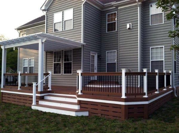 Top 50 Best Deck Skirting Ideas - Elevated Backyard Designs