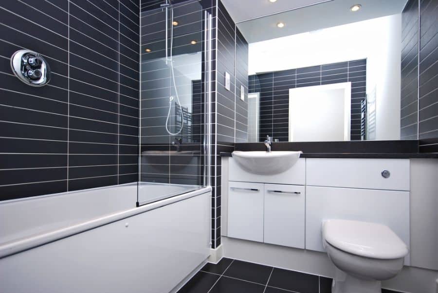 Contemporary Black And White Bathroom Ideas