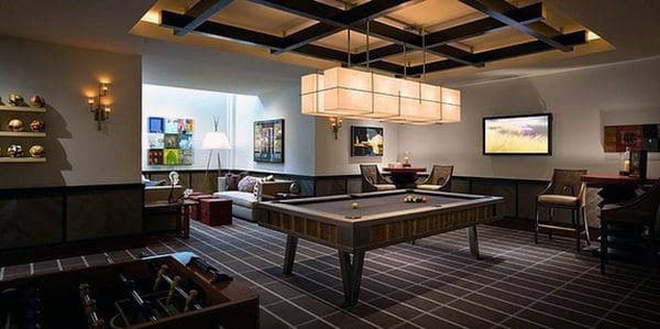 Contemporary Game Room Ideas For Home Basement