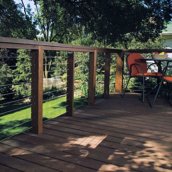 Top 50 Best Metal Deck Railing Ideas - Backyard Designs