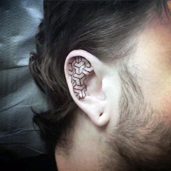 Top 101 Best Ear Tattoo Ideas - [2021 Inspiration Guide]