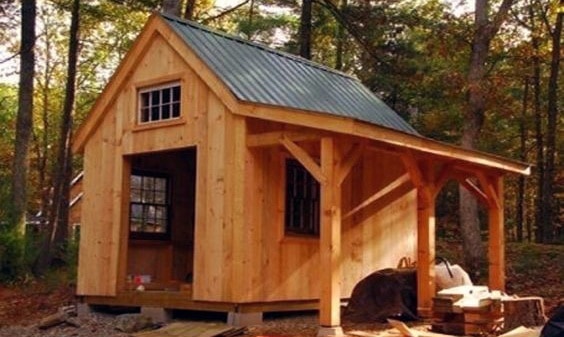 Cool Backyard Barn Wood Shed Design Ideas