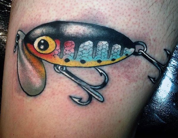 Cool Bait Fish Tattoos For Men