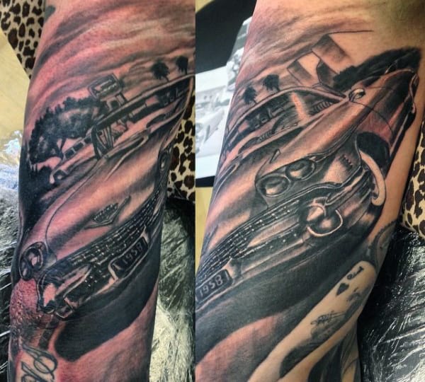 Cool Cars Tattoos For Men