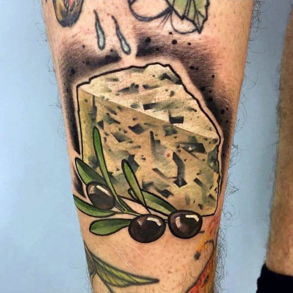 Cool Cheese Tattoos For Men