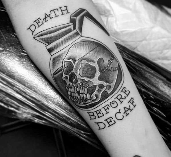 Youngbloods Tattoo Studio  Neo trad Death Before Decaf by Kim Dv Tattoo   Facebook