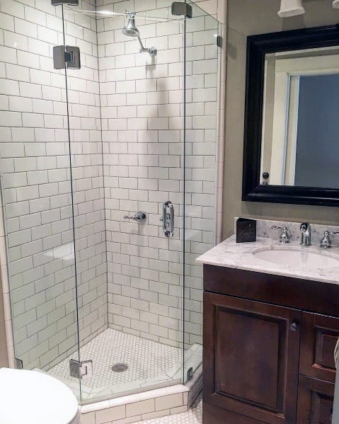 Top 60 Best Corner Shower Ideas, Small Bathroom Ideas With Corner Shower Only