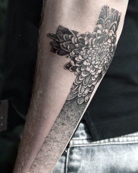 cool-forearm-cross-tattoos-for-men