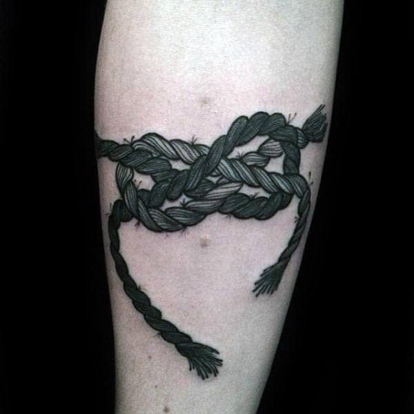 Cool Forearm Mens Detailed Knot Tattoos