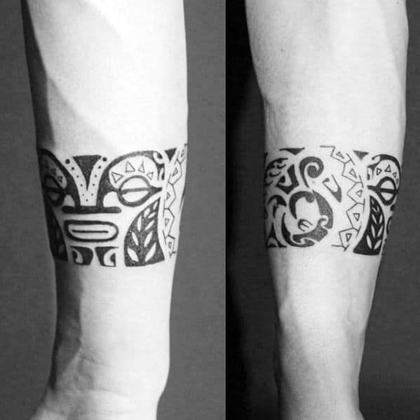 Cool Guys Tattoo Of Tribal Hawaiian Sun Armband