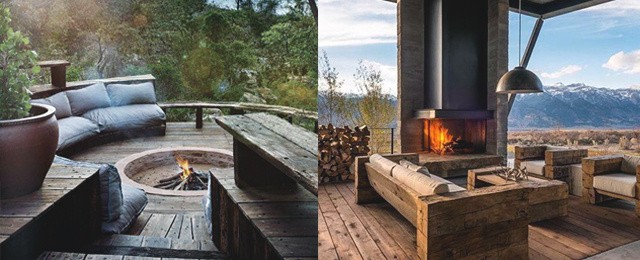 70 Outdoor Fireplace Designs For Men, Fire Pit Chimney Design