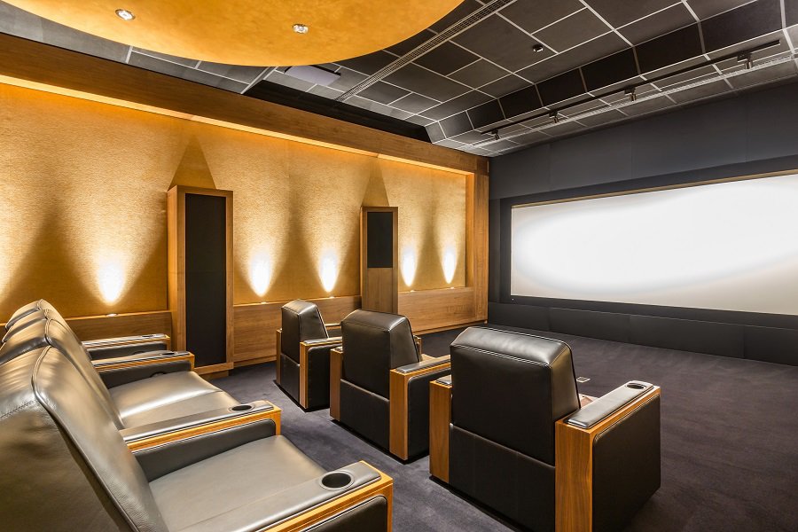 Cool Home Theater Seats Design Ideas Tan Long Couches