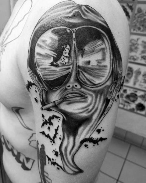 Hunter S Thompson Tattoo by Sp0okyOne on DeviantArt