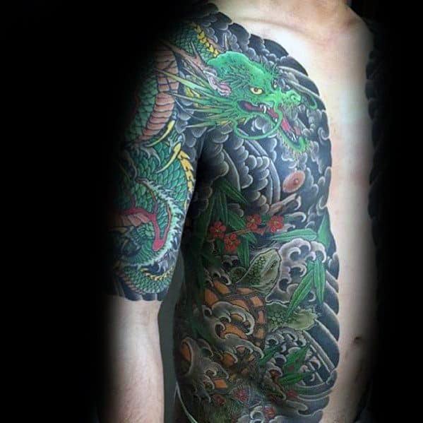 Cool Japanese Turtle Tattoos For Men